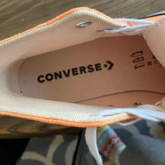 Converse Chuck Taylor All Star High Lift Platform Peach Beam 8.5 EUC - Picture 12 of 13